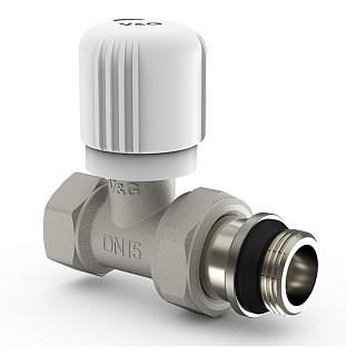 Вентиль радиаторный прямой V&G ручной регулировки 3/4" VG-601102(Т.1/11) купить