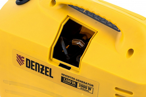 Генератор инверторный Denzel GT-3200iSE 3.2кВт/3.0кВт 220В бак 6л (94703) купить