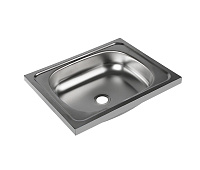 Мойка из нержавеющей стали накладная 40*50см т 0.4мм без сифона SANTREK AQUA 123334