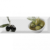 Вставка Olives 02 Fluor 10*30 см, Absolut Keramika