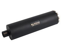 Коронка алмазная для дрели алмазного сверления ELITECH HD ф112*450 1 1/4"внутр, с охл. (1110.012000)