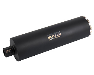Коронка алмазная для дрели алмазного сверления ELITECH HD ф112*450 1 1/4"внутр, с охл. (1110.012000) купить