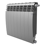Радиатор биметаллический BiLiner 500мм VR 8 секций Silver Satin Royal Thermo RTBSSVR50008