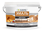 Эмаль акриловая Лакра для пола золотисто-коричневая 2.4 кг Эмаль акриловая Лакра для пола золотисто-коричневая 2.4 кг