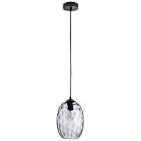 Подвес стеклянный NUBELLA 1*12W E27  LightStar 806121 черный/пепельный