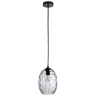 Подвес стеклянный NUBELLA 1*12W E27  LightStar 806121 черный/пепельный купить