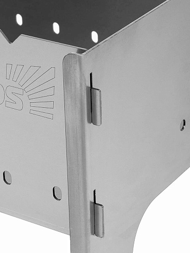 Мангал разборный картон Helios 2мм 490*310*370мм T-M01-2-K купить