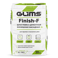 Цементная шпатлевка GLIMS Finish-F