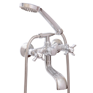 Смеситель для ванной BBD-2004-SS-61 с коротким изливом хром, Lucky Tap купить
