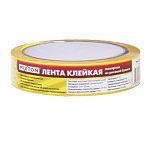 Скотч лента клейкая малярная из рисовой бумаги 24мм*25м желтый Скотч лента клейкая малярная из рисовой бумаги 24мм*25м желтый