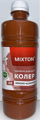 Колерная паста Mixton универсальная 08 красно-коричневый (0.45л) купить