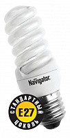 Лампа энергосберегающая Navigator NCL-SF10-15-827-E27 