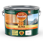 Лазурь влагостойкая Omnitex by Pinotex Ultra Pinotex 50035855 Белый (9л)