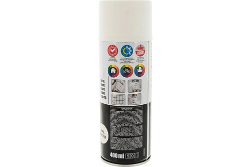 Краска аэрозольная матовая RAL 9003М белый TYTAN Professional ART OF THE COLOR 61331 (0.4л) купить