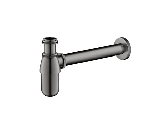 Сифон оружейная сталь хром Aquatek AQ6014BGM купить