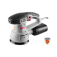 Шлифмашинка эксцентриковая Зубр ЗОШМ-450-125 Velcro 450 Вт