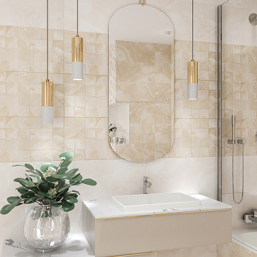 Плитка настенная OPALE BEIGE STRUTTURA 31.5*63см AZORI  купить