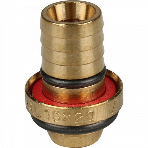 Тройник настенный с креплением обжим для металлопластиковых труб 1/2"*16 Stout SFS-0014-001216 купить
