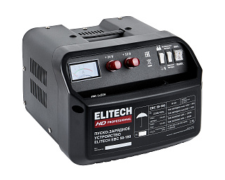 Пуско-зарядное устройство ELITECH HD EBC  50/180 230В 12-24В пуск.ток 180А (206814) купить