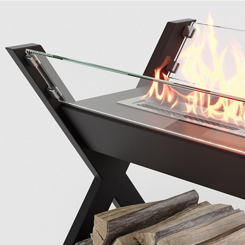 Биокамин напольный Firelight BFP/F-45 X черный купить