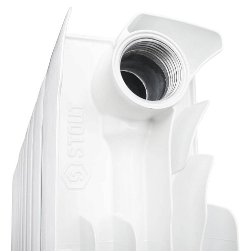 Радиатор Space 500 биметаллический 14 секций RAL 9016 Stout SRB-0310-050014 купить