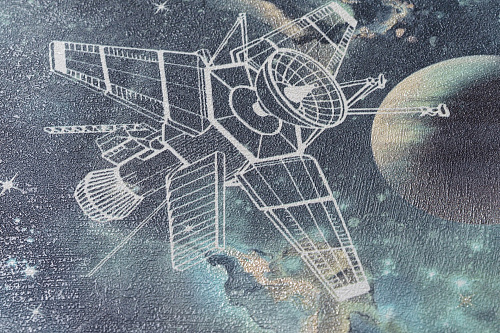 Обои Космос на флизелиновой основе 1.06*10м горячее тиснение Артекс 10841-04 купить