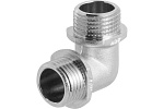 Угольник 1/2" наружная-наружная  с ограничителем MIXTON ИС.072257