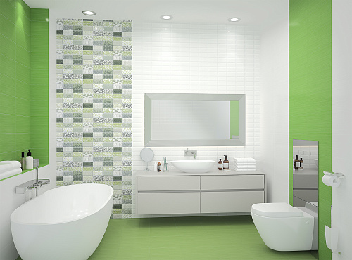 Плитка настенная Элара верде 20.1*40.5 см, AZORI 503961101 купить