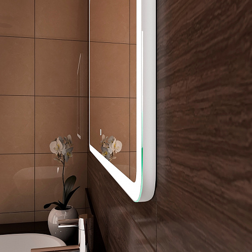 Зеркало Континент Demure 120*70см  LED подсветка, сенсор ЗЛП252 купить