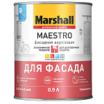 Краска акриловая фасадная Marshall Maestro База BC глубокоматовая - 0.9 л Краска акриловая фасадная Marshall Maestro База BC глубокоматовая - 0.9 л
