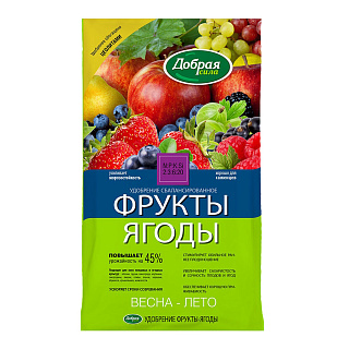 Удобрение Фрукты-Ягоды пакет 0,9 кг Добрая сила DS22010101 купить