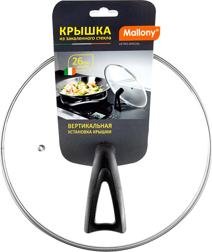 Крышка G-type VETRO-SPECIAL закаленное стекло d26см Mallony 987034 купить