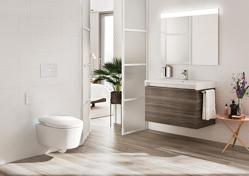 Унитаз-биде электронный подвесной ROCA In-Wash Inspira 803060001 белый купить