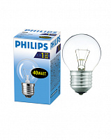 Лампа накаливания шарообразная Philips P45 40W E27 
