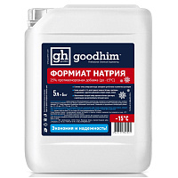 Добавка противоморозная GOODHIM Формиат натрия ФН-25% 22001 (5л)