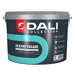 Краска для фасадов и цоколей SILICONE FACADE белая база A Dali (9л)
