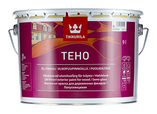 Краска масляная Tikkurila Pika-Teho для дерева Белая полуглянцевая 9 л купить