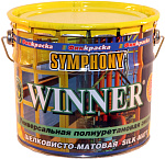 Эмаль полиуретановая универсальная Symphony WINNER 10518 шелковисто-матовая база C бесцветная (2.7л) Эмаль полиуретановая универсальная Symphony WINNER 10518 шелковисто-матовая база C бесцветная (2.7л)