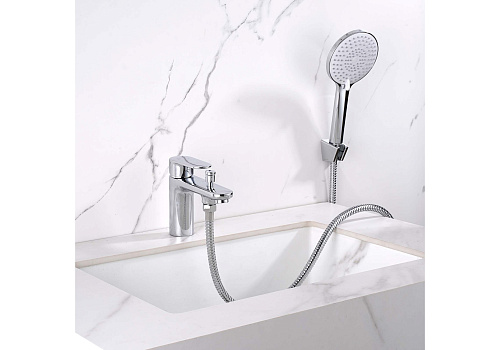Смеситель НИКА на борт ванны врезной 1 отверстие хром Aquatek AQ1844CR купить