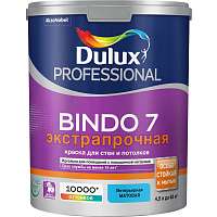 Краска Dulux Professional Bindo 7 для стен и потолков белая (База BW) 4.5 л