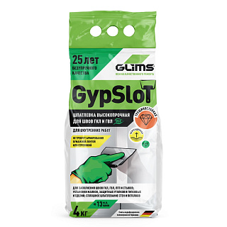 Шпатлевка GLIMS GypSlot (4кг) купить