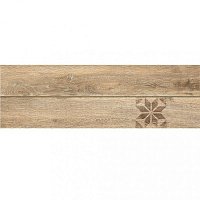 Керамогранит Ornamentwood глазурованный декорированный бежевый 18.5*59.8см Cersanit С-OW4M013D