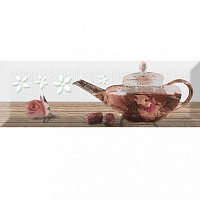 Вставка настенная Tea 02 C Fosker, 10*30см Absolut Keramika