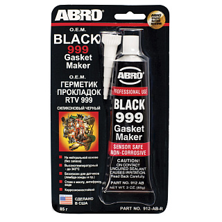 Герметик прокладок силиконовый ABRO Masters OEM черный 85г 912-AB купить
