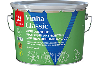 Антисептик кроющий VINHA CLASSIC VVA полуматовый 9л Tikkurila купить
