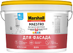 Краска для фасадов Maestro глубокоматовая бесцветная база BC Marshall 5251965 (2.5л) Краска для фасадов Maestro глубокоматовая бесцветная база BC Marshall 5251965 (2.5л)
