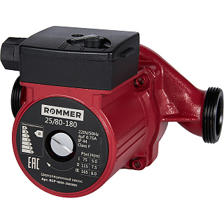 Насос циркуляционный Rommer 25/80-180 RCP-0002-2581801 купить