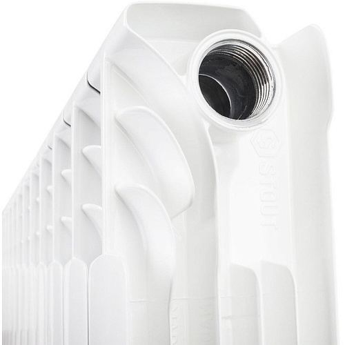 Радиатор биметаллический Stout Space 500  RAL9016 12 секций SRB-0310-050012 купить