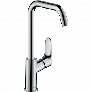 Смеситель HANSGROHE Focus Е2 31609000 для раковины с высоким поворотным изливом хром купить