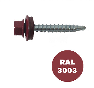 Саморез кровельный красный рубин MIXTON 4.8*29 RAL3003 150шт купить